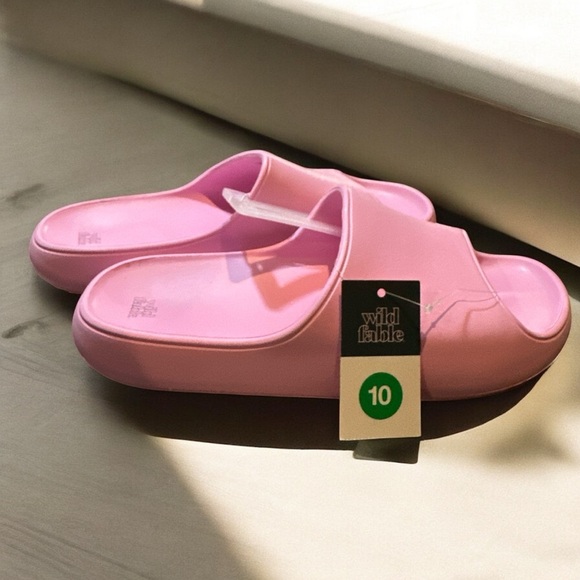 Wild Fable Women’s Slide Sandals – Pink – Size 10 - NWT - Picture 3 of 4